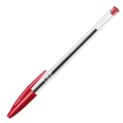 BIC TÜKENMEZ KALEM CRISTAL MEDIUM 50 Lİ KIRMIZI 847899 (Best)