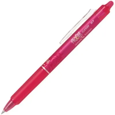 PILOT ROLLER KALEM FRIXION CLICKER 0.7 PEMBE BLRT-FR7-P