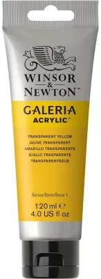 W&N AKRİLİK BOYA GALERIA 120 ML TRANSPARENT YELLOW 653 WN-2131653