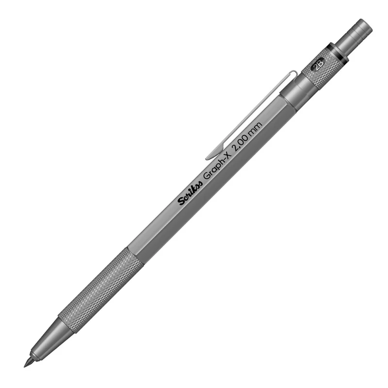 SCRIKSS OFFICE VERSATİL KALEM GRAPH-X METAL ŞEFFAF AMBALAJ 2.0 KURŞUN GRİ