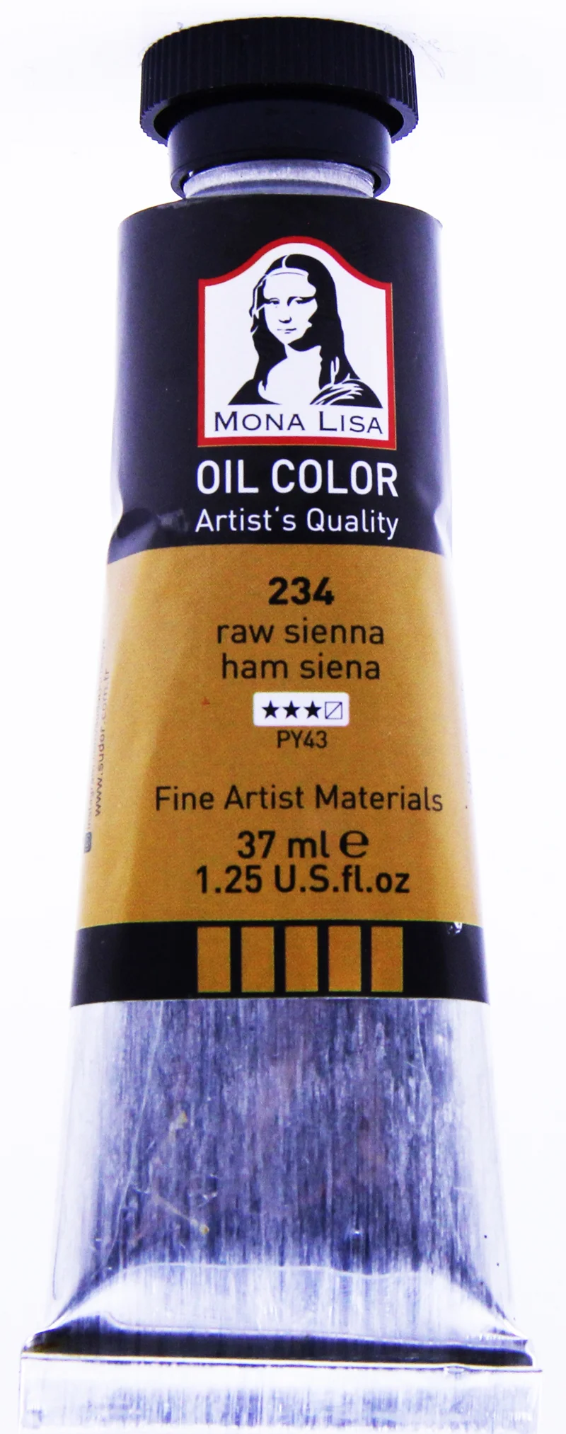 SÜDOR YAĞLI BOYA MONALISA 37 ML HAM SİENA 234