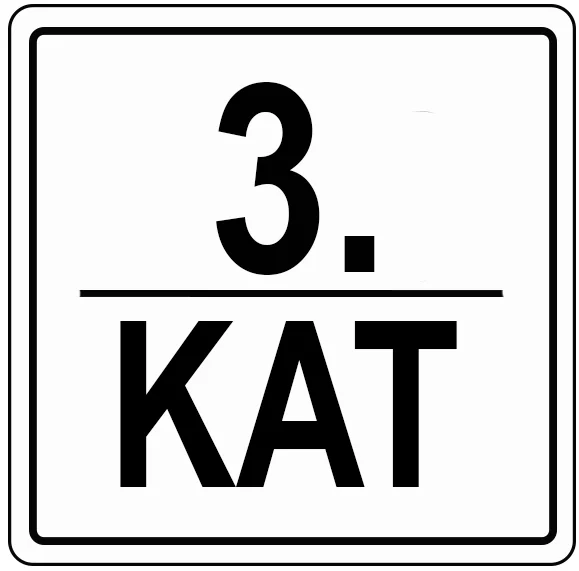 EKSTRAFİX UYARI LEVHASI 202 YUL-228 12x12 CM KAT-3