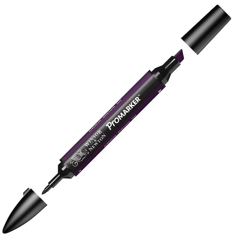 W&amp;N PROMARKER KALEM AUBERGINE 290 (V524) WN-0203290
