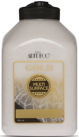 ARTDECO AKRİLİK BOYA GOLD MULTI-SURFACE 500 ML DANTEL BEYAZ Y-G70L-318