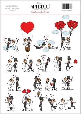 ARTDECO KOLAY TRANSFER 25x35 CM NO:65 Y-100-KT25-65