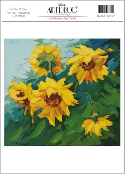 ARTDECO KOLAY TRANSFER 25x35 CM NO:43 Y-100-KT25-43