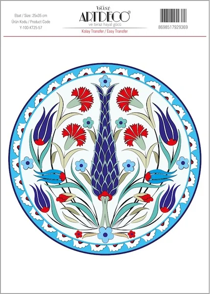 ARTDECO KOLAY TRANSFER 25x35 CM NO:57 Y-100-KT25-57