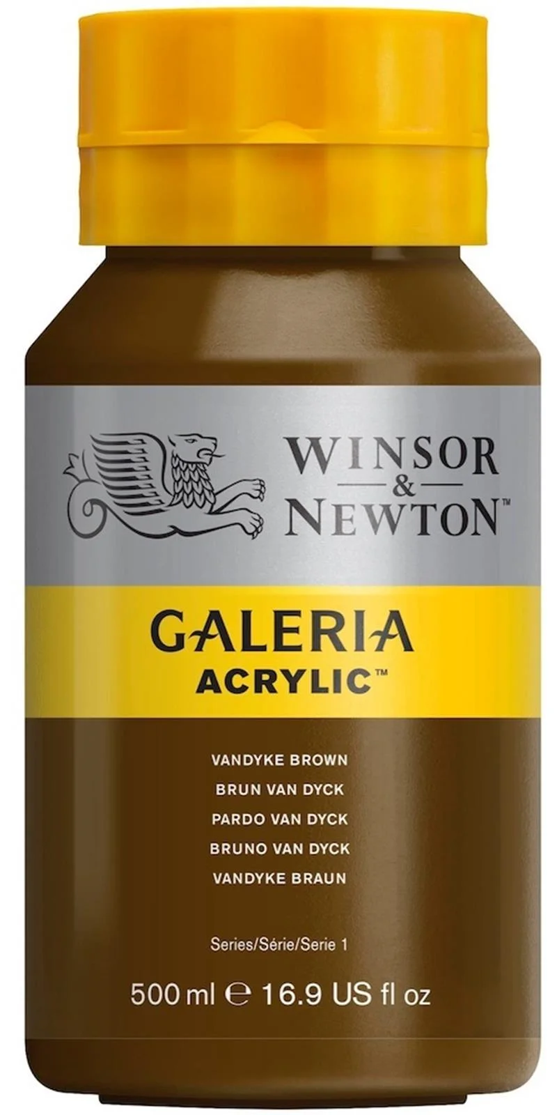 W&amp;N AKRİLİK BOYA GALERIA 500 ML VANDYKE BROWN 676 WN-2150676