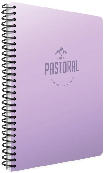 GIPTA DEFTER PASTORAL 17x24 SPİRALLİ PP KAPAK 72 YP. ÇİZGİLİ 3251