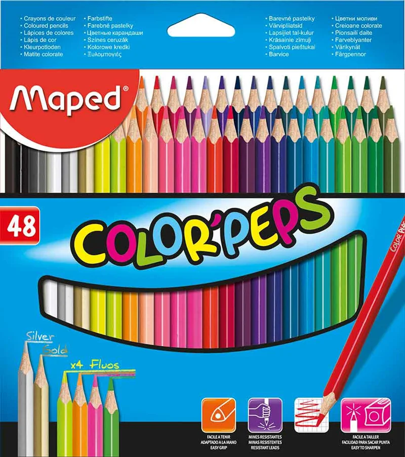 MAPED KURU BOYA COLOR PEP'S 48 RENK 832048ZV