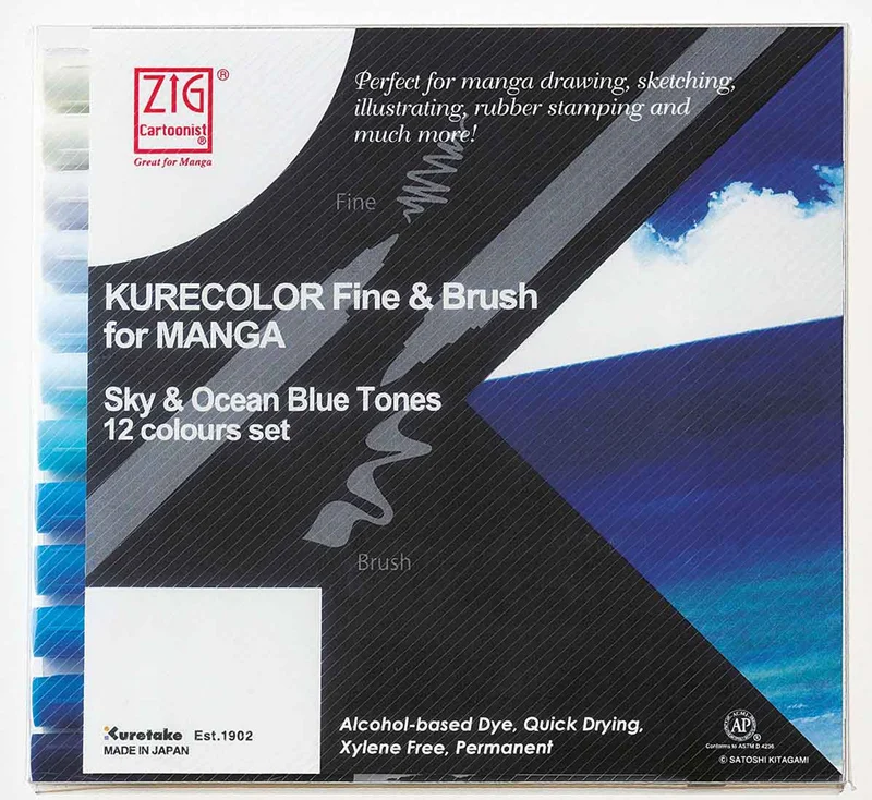 ZIG MANGAKA FINE&amp;BRUSH CNKC-2200/12VSO 12 Lİ