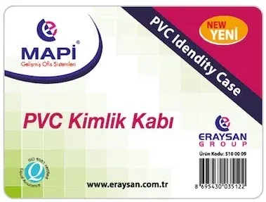 MAPİ KİMLİK KABI PVC 100 LÜ 510 00 11