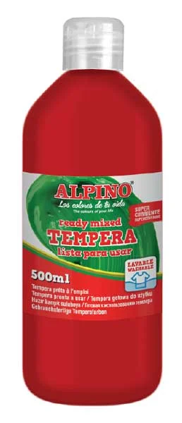 ALPINO SULUBOYA 500ML TEMPERA KIRMIZI DM-030174