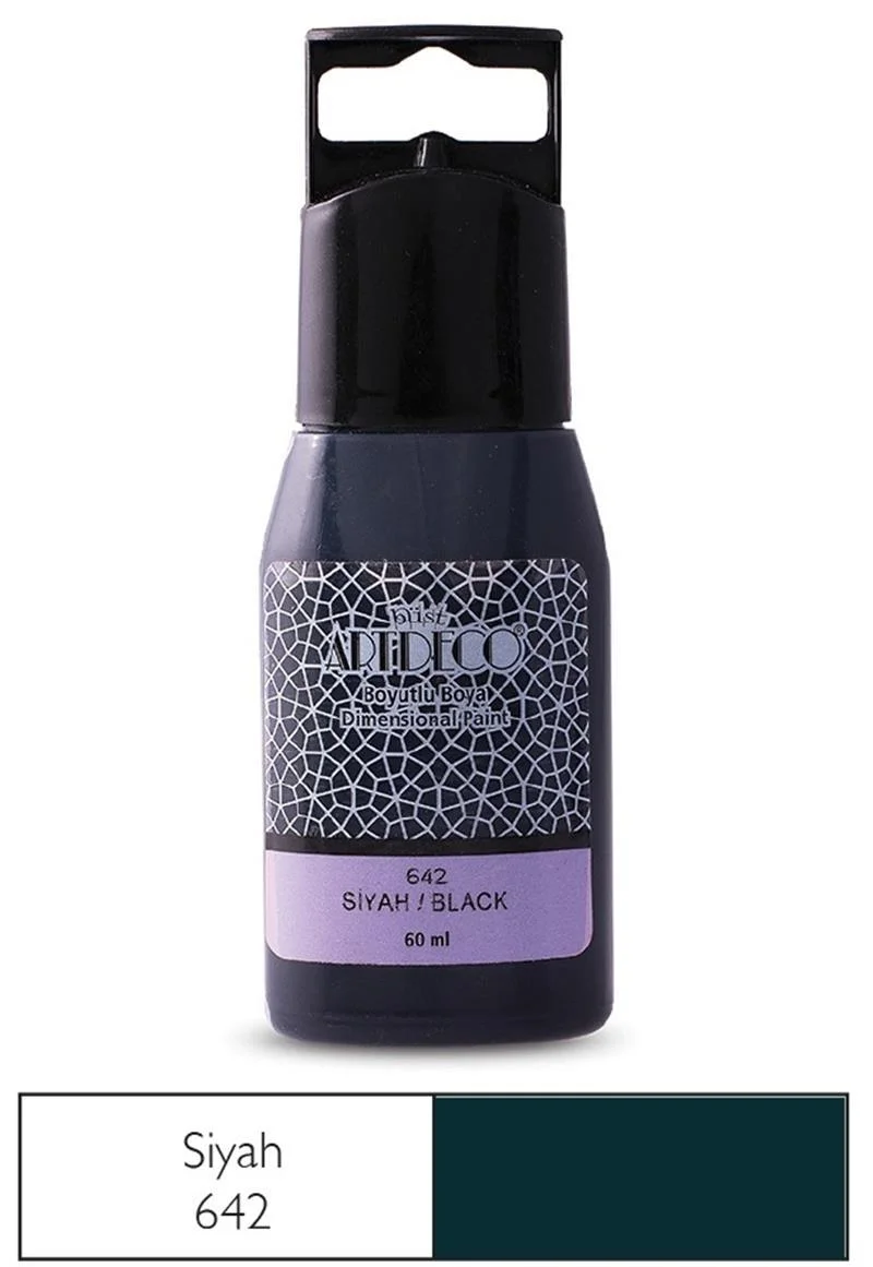 ARTDECO BOYUTLU BOYA 60 ML SİYAH Y-042C-642