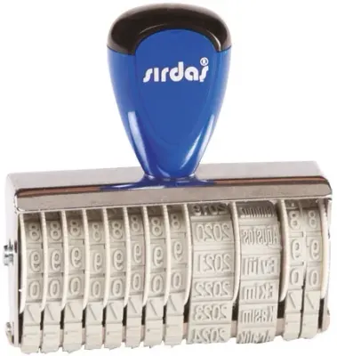 SIRDAŞ TARİH KAŞESİ + NUMARATÖR  8 HANE 808