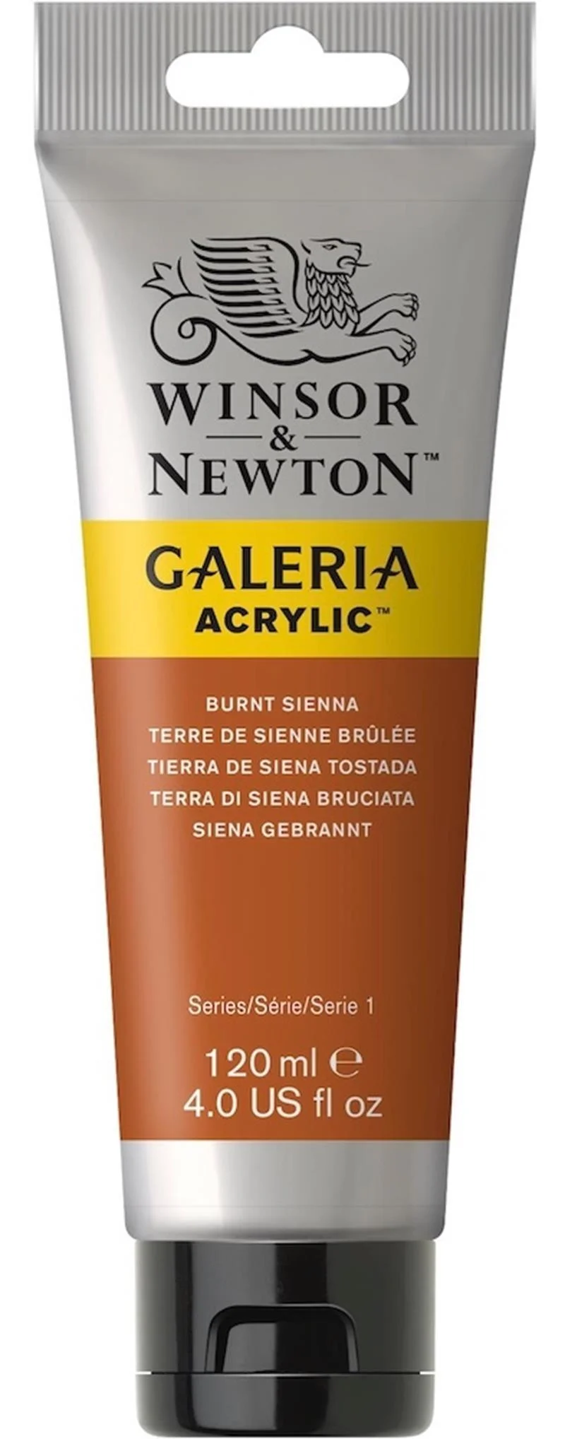 W&amp;N AKRİLİK BOYA GALERIA 120 ML BURNT SIENNA 074 WN-2131074