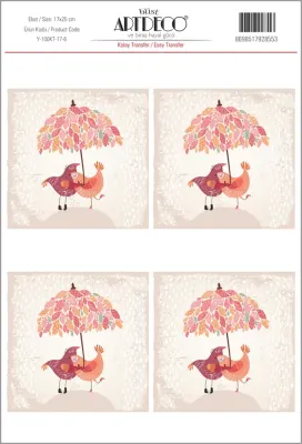 ARTDECO KOLAY TRANSFER 17x25 CM NO:06 Y-100-KT17-6
