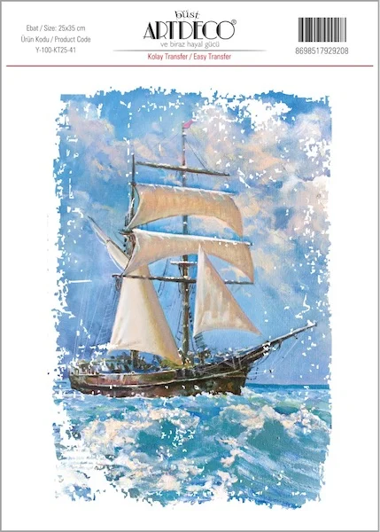 ARTDECO KOLAY TRANSFER 25x35 CM NO:41, Y-100-KT25-41