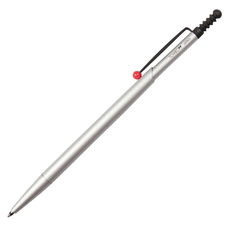 TOMBOW TÜKENMEZ KALEM ZOOM 727 0.7 GÜMÜŞ (KIRMIZI KLİPS) T-BC-SAZ 04