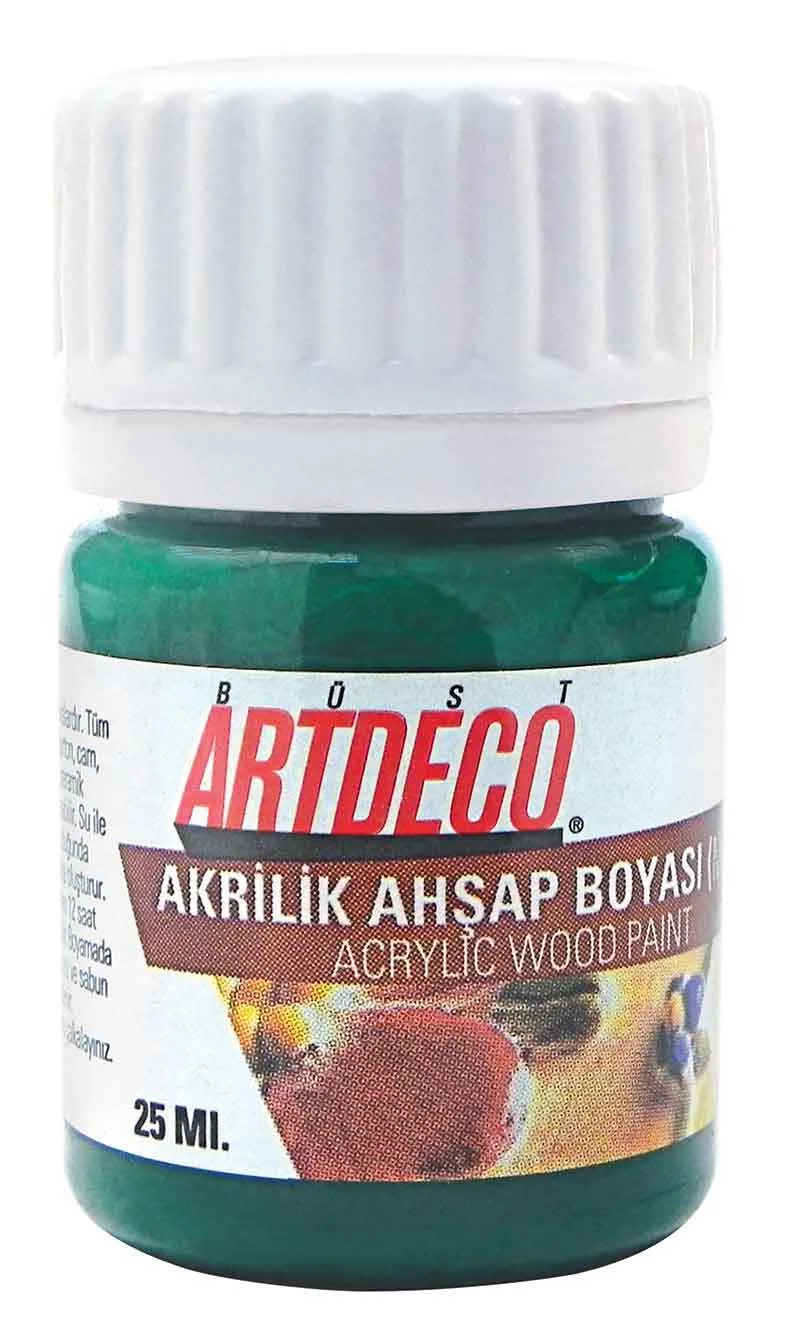 ARTDECO AKRİLİK BOYA 25 ML ELMA YEŞİLİ Y-020A-673