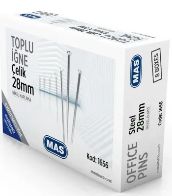 MAS TOPLU İĞNE 28 MM 20 GR MULTİPACK 1656