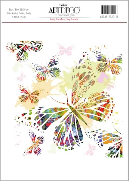 ARTDECO KOLAY TRANSFER 25x35 CM NO:32 Y-100-KT25-32