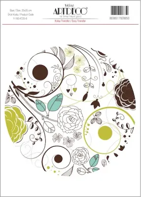 ARTDECO KOLAY TRANSFER 25x35 CM NO:06 Y-100-KT25-6