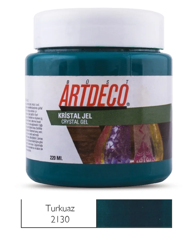 ARTDECO KRİSTAL JEL 220 ML TURKUAZ Y-054N 2130
