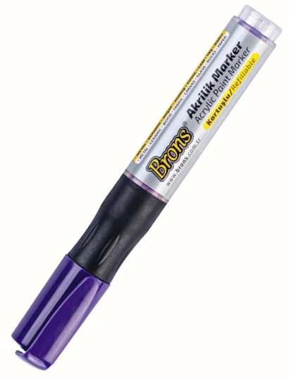 BRONS AKRİLİK MARKER MOR BR-4018
