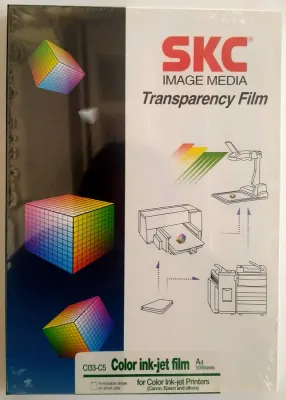 SKC ASETAT INKJET ve FOTOKOPİ 100 MİC. 50 Lİ C1 33 C5 A4