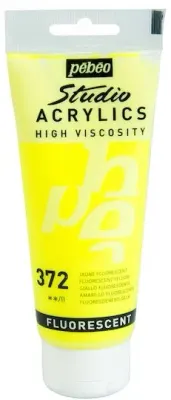 PEBEO AKRİLİK BOYA STUDIO 100 ML 832*372 FLUORESCENT YELLOW