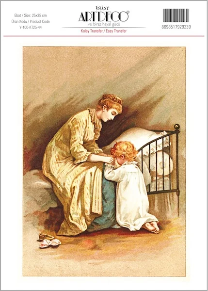 ARTDECO KOLAY TRANSFER 25x35 CM NO:44 Y-100-KT25-44