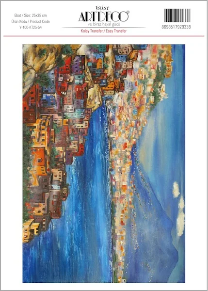 ARTDECO KOLAY TRANSFER 25x35 CM NO:54 Y-100-KT25-54