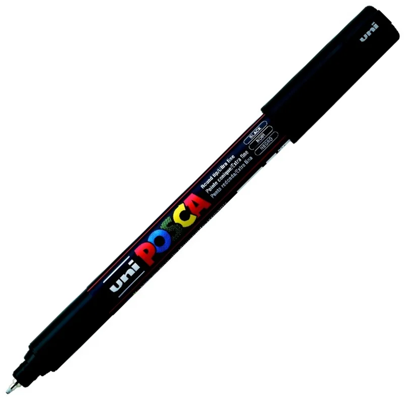 UNİ POSTER MARKÖRÜ POSCA PC-1MR 0.7 SİYAH