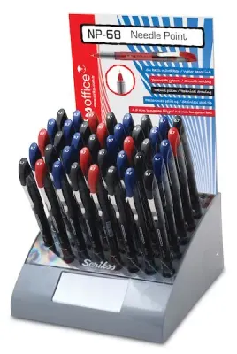 SCRIKSS OFFICE ROLLER KALEM NP-68 İĞNE UÇ 0.5 40 LI STAND