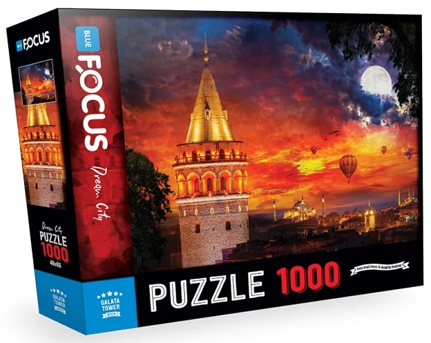 BLUE FOCUS PUZZLE 1000 PARÇA GALATA KULESİ BF274