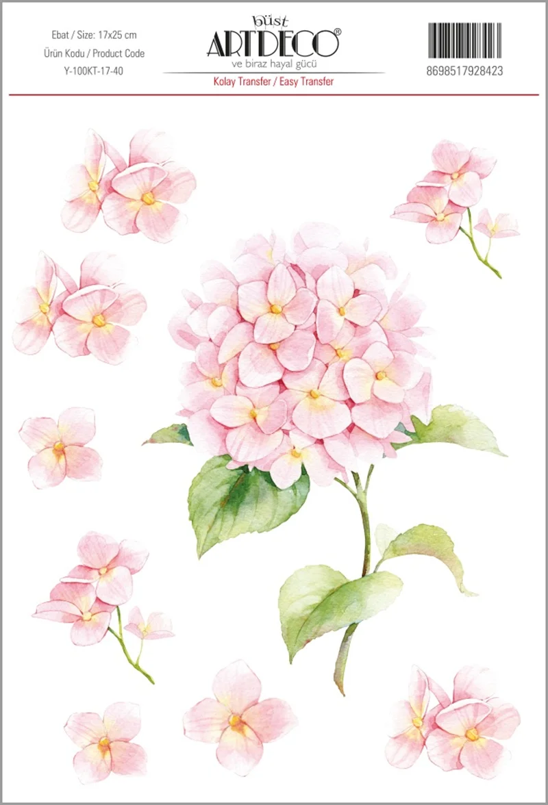 ARTDECO KOLAY TRANSFER 17x25 CM NO:40 Y-100-KT17-40