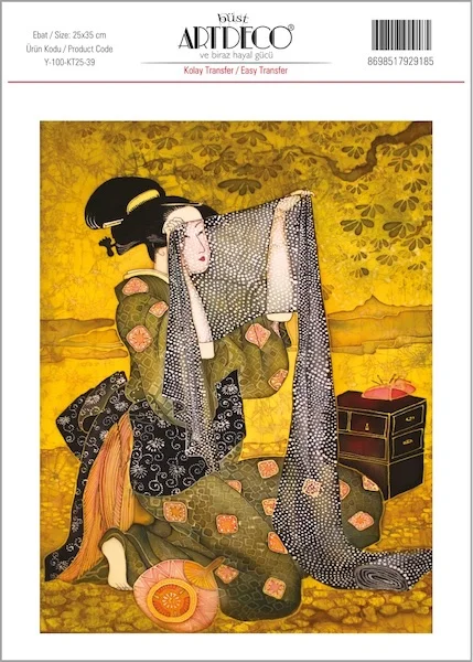 ARTDECO KOLAY TRANSFER 25x35 CM NO:39 Y-100-KT25-39