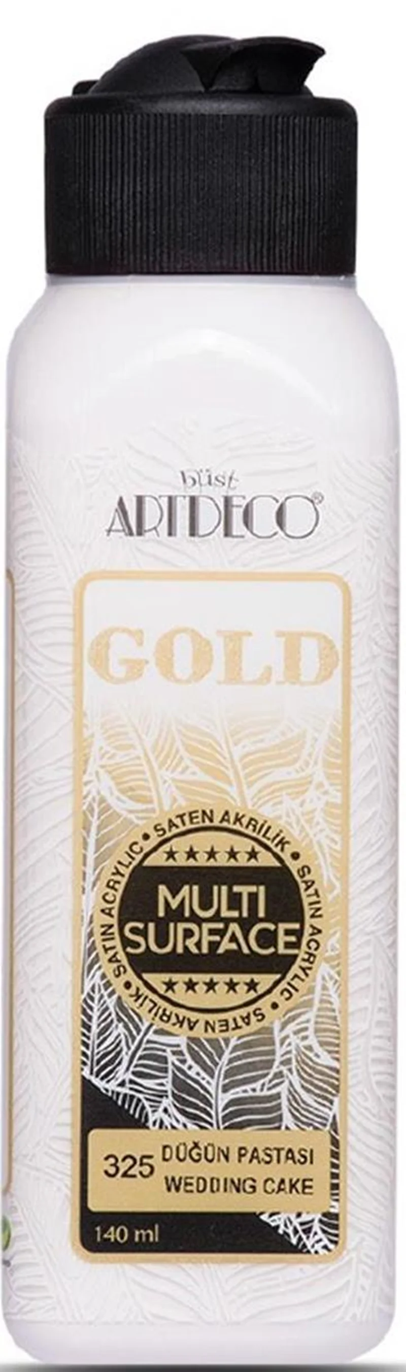 ARTDECO AKRİLİK BOYA GOLD MULTI-SURFACE 140 ML DÜĞÜN PASTASI Y-G70R-325