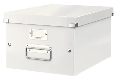 LEITZ SAKLAMA KUTUSU WOW CLICK & STORE ORTA BOY L-6044 BEYAZ