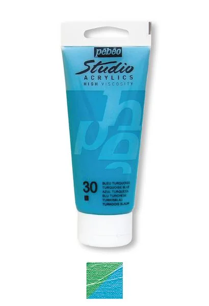 PEBEO AKRİLİK BOYA STUDIO 100 ML 832*358 IRIDESCENT GREEN-BLUE