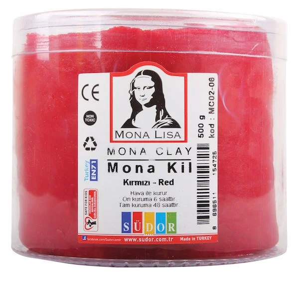 SÜDOR KİL MONA 500 GR KIRMIZI MC02-06