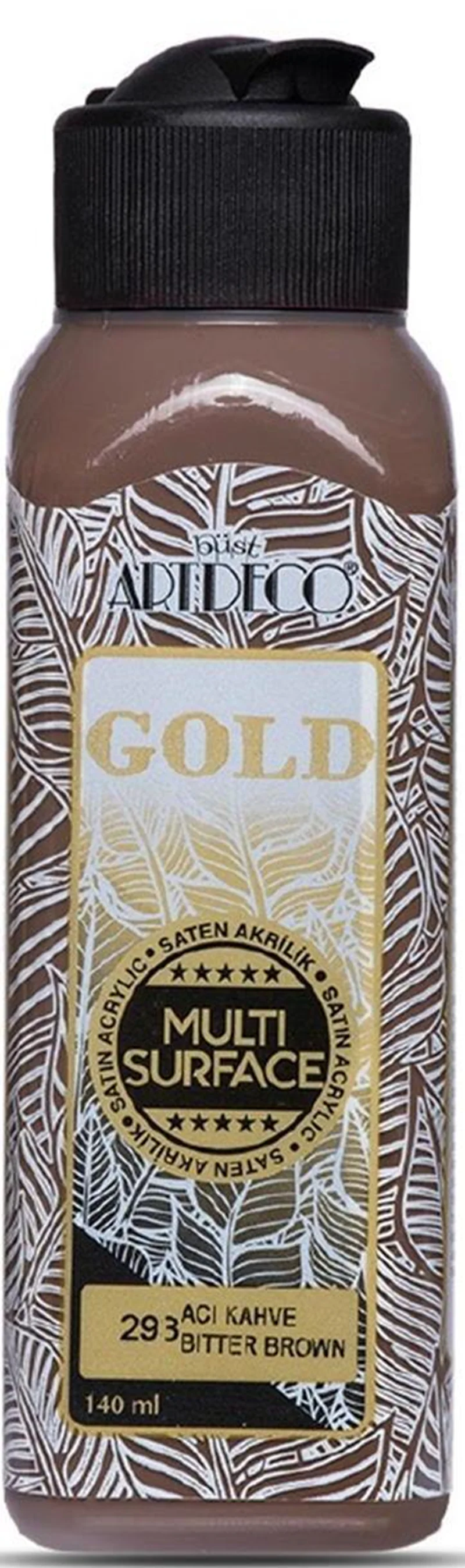 ARTDECO AKRİLİK BOYA GOLD MULTI-SURFACE 140 ML ACI KAHVE Y-G70R-293