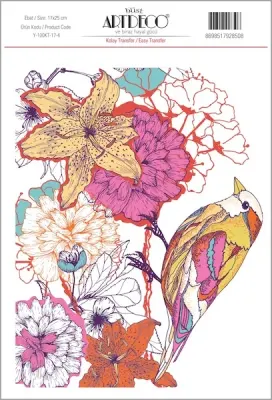 ARTDECO KOLAY TRANSFER 17x25 CM NO:04 Y-100-KT17-4