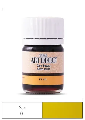 ARTDECO CAM BOYASI 25 ML SARI Y-030A-01