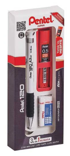 PENTEL VERSATİL KALEM OKUL SETİ A315 0.5 STAND 36 LI Y A315-36S-SET