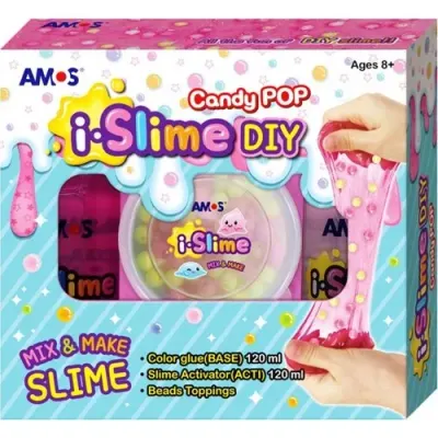 AMOS SLIME 120 ML ŞEKER TOPLAR ACTI-BASE+30 GR TOPCK IS120P2-C