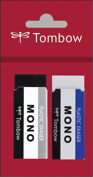 TOMBOW SİLGİ MONO BEYAZ 17x11x43 MM 2 Lİ T-PE-01A.P2