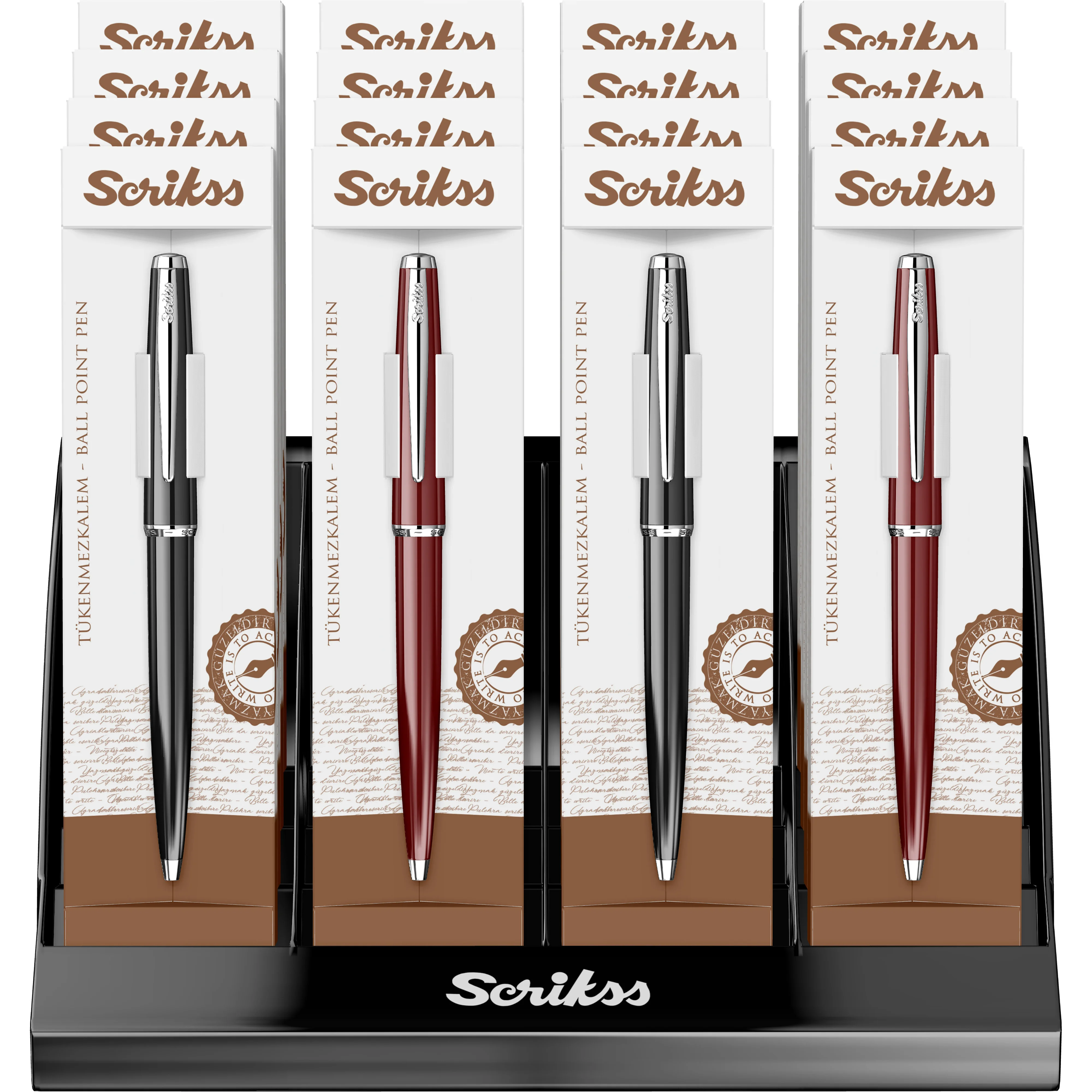 SCRIKSS TÜKENMEZ KALEM 33 16 LI STAND