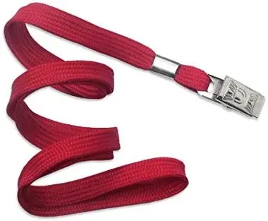KRAF KART ASKI İPİ METAL KLİPS KIRMIZI 510G